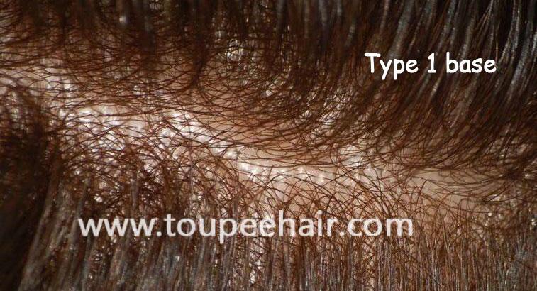 Type 1 v-looped invisible super thin skin base Type 1 v-looped invisible super thin skin base
